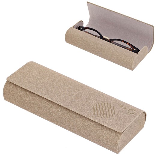 Etui okularowe na magnes ET-123C piaskowy ze sklepu Stylion w kategorii Etui - zdjęcie 185966458