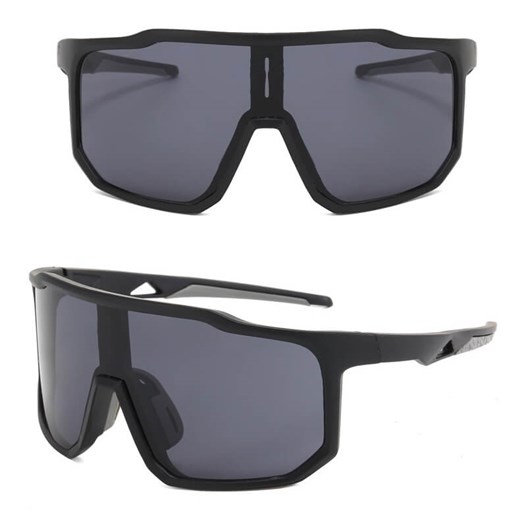Sportowe okulary przeciwsłoneczne STS-02 czarne ze sklepu Stylion w kategorii Okulary przeciwsłoneczne męskie - zdjęcie 185966459