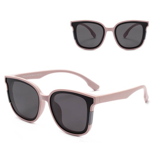 Dziecięce 4-7 lat gumowe okulary przeciwsłoneczne polaryzacyjne POL-JR-60B fioletowe ze sklepu Stylion w kategorii Okulary przeciwsłoneczne dziecięce - zdjęcie 185966477