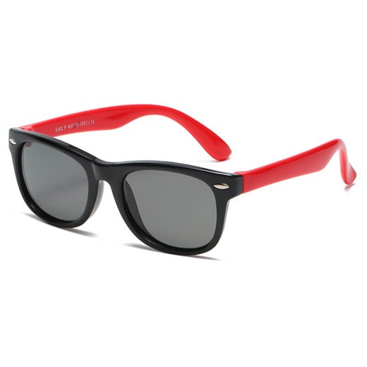 Dziecięce 5-9 lat gumowe okulary przeciwsłoneczne polaryzacyjne POL-JR-57A black/red - id: 9938 - marki Stylion - 185966595 Dziecięce 5-9 lat gumowe okulary przeciwsłoneczne polaryzacyjne POL-JR-57A black/red ze sklepu Stylion w kategorii Okulary przeciwsłoneczne dziecięce - zdjęcie 185966595