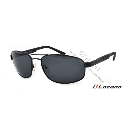 Męskie okulary przeciwsłoneczne stalowe LOZANO LZ-1107 z polaryzacją ze sklepu Stylion w kategorii Okulary przeciwsłoneczne damskie - zdjęcie 185966659
