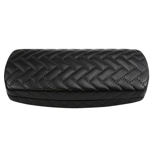 Czarne Pikowane Etui na okulary wzór JODEŁKA ekoskóra STHC-99 ze sklepu Stylion w kategorii Etui - zdjęcie 185966669