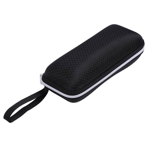 Czarne Etui okularowe futerał na zamek z uchwytem ETC-97 ze sklepu Stylion w kategorii Etui - zdjęcie 185966697