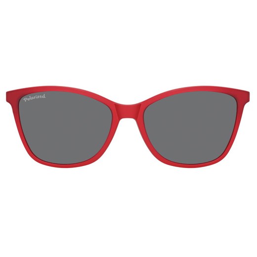 Nakładka przeciwsłoneczna polaryzacyjna na magnes do modeli TRC-186C czerwony/czarny ze sklepu Stylion w kategorii Okulary zerówki męskie - zdjęcie 185966798