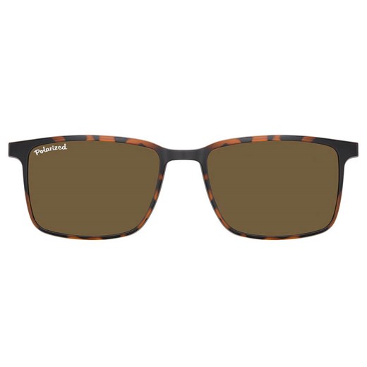 Nakładka przeciwsłoneczna polaryzacyjna na magnes do modeli TRC-191A panterka/brąz ze sklepu Stylion w kategorii Oprawki do okularów męskich - zdjęcie 185966816