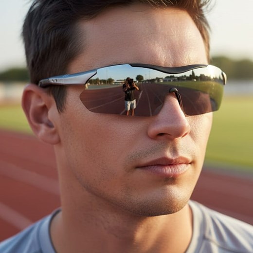 Sportowe okulary przeciwsłoneczne z polaryzacją SPD177LA ze sklepu Stylion w kategorii Okulary przeciwsłoneczne męskie - zdjęcie 185966916