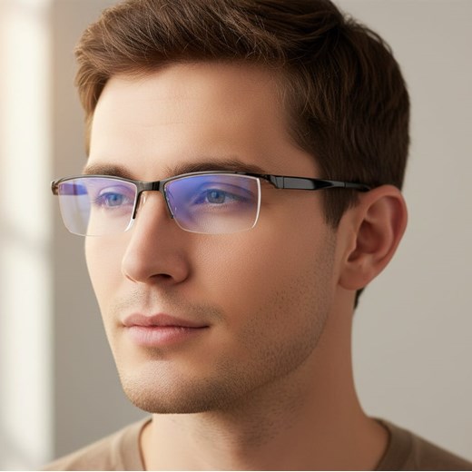 Korekcyjne okulary PLUSY moc: +1,5 z filtrem BLUE LIGHT do komputera i czytania ST313 ze sklepu Stylion w kategorii Okulary korekcyjne damskie - zdjęcie 185966919