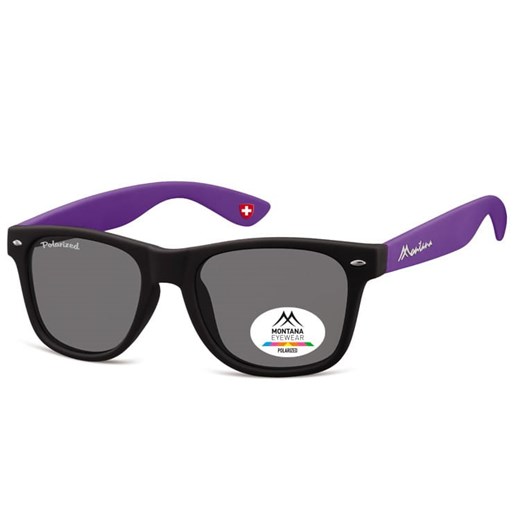 Okulary nerdy Montana MP40H fioletowe polaryzacyjne ze sklepu Stylion w kategorii Okulary przeciwsłoneczne damskie - zdjęcie 185966978