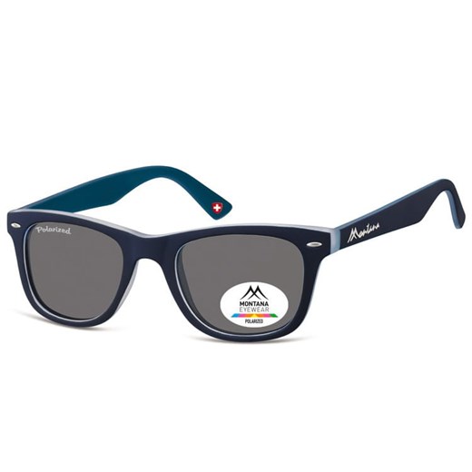 Okulary nerdy Montana MP41C granatowe polaryzacyjne ze sklepu Stylion w kategorii Okulary przeciwsłoneczne damskie - zdjęcie 185966979