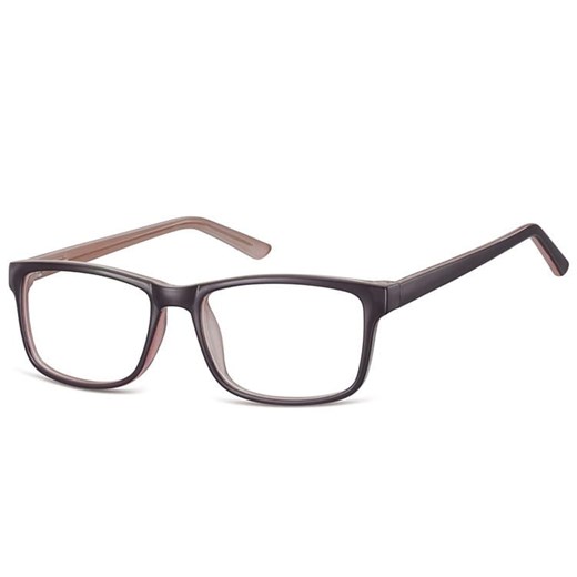 Okulary Zerówki klasyczne oprawki Sunoptic CP155D czarno-szare ze sklepu Stylion w kategorii Okulary korekcyjne męskie - zdjęcie 185967037