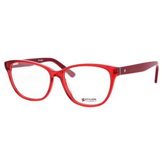 Damskie Okulary zerówki korekcyjne oprawki kocie oczy STAC-60D bordowe ze sklepu Stylion w kategorii Oprawki do okularów damskie - zdjęcie 185967105