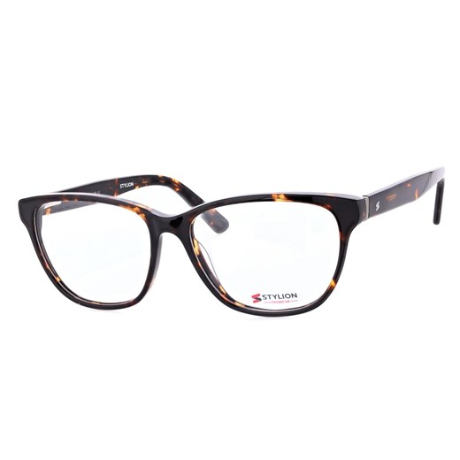 Damskie Okulary zerówki korekcyjne oprawki kocie oczy STAC-60F w panterkę ze sklepu Stylion w kategorii Oprawki do okularów damskie - zdjęcie 185967116