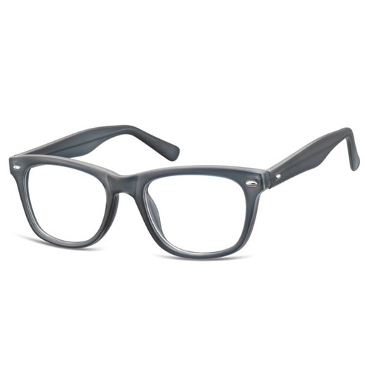 Okulary oprawki zerowki korekcyjne nerdy Sunoptic CP163F szare ze sklepu Stylion w kategorii Portfele męskie - zdjęcie 185967146