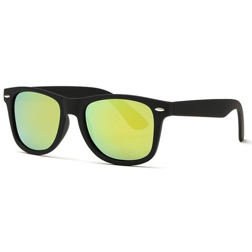 Czarne matowe nerdy lustrzane polaryzacja DRS-62C7 ze sklepu Stylion w kategorii Okulary przeciwsłoneczne damskie - zdjęcie 185967219