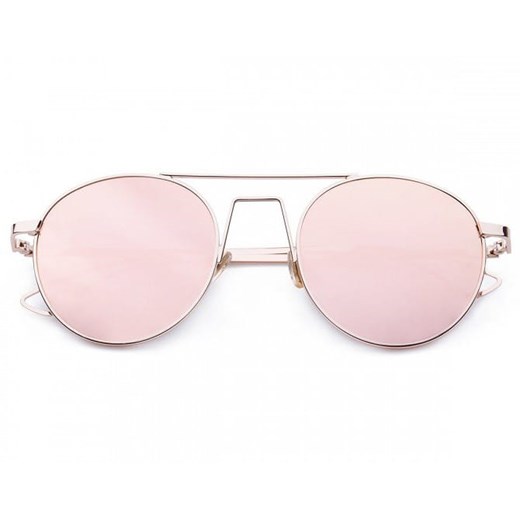Damskie Różowe okulary przeciwsłoneczne okrągłe lenonki lustrzane 2037 ze sklepu Stylion w kategorii Okulary przeciwsłoneczne damskie - zdjęcie 185967226