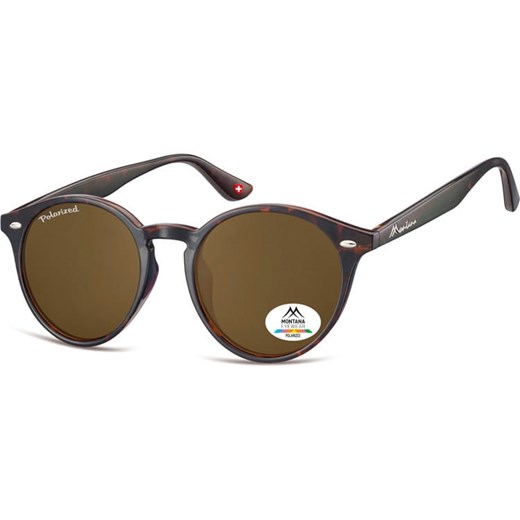 Okragle panterkowe okulary polaryzacyjne Montana MP20B - id: 2078 - marki Montana - 185967268 Okragle panterkowe okulary polaryzacyjne Montana MP20B ze sklepu Stylion w kategorii Okulary przeciwsłoneczne damskie - zdjęcie 185967268