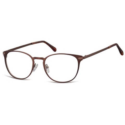 Okulary Oprawki damskie kocie oczy stalowe Sunoptic 992D brazowe ze sklepu Stylion w kategorii Okulary przeciwsłoneczne męskie - zdjęcie 185967328