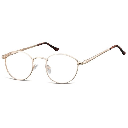 Lenonki zerowki Okulary Oprawki korekcyjne 793C zlote ze sklepu Stylion w kategorii Paski męskie - zdjęcie 185967355