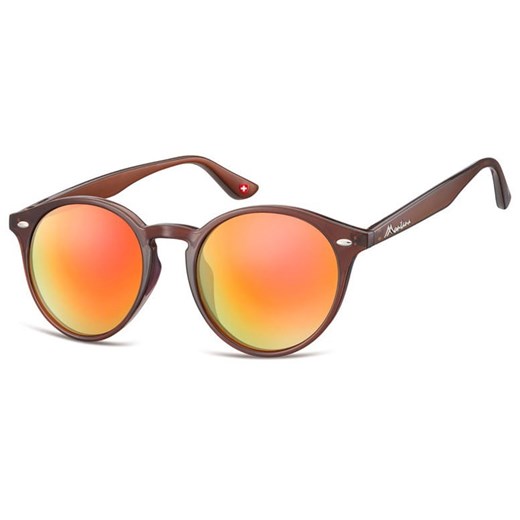 Okulary okragle brazowe lenonki lustrzane MS20E - id: 2260 - marki Montana - 185967359 Okulary okragle brazowe lenonki lustrzane MS20E ze sklepu Stylion w kategorii Okulary przeciwsłoneczne damskie - zdjęcie 185967359