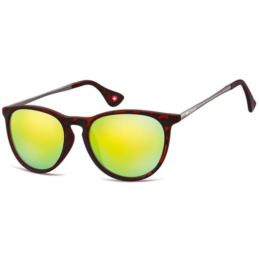 Damskie okulary przeciwsłoneczne lustrzanki MS24C ze sklepu Stylion w kategorii Okulary przeciwsłoneczne męskie - zdjęcie 185967378