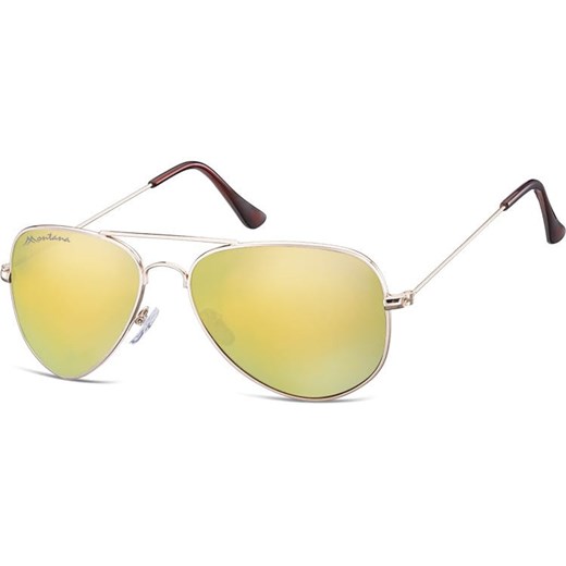 Zlote Pilotki okulary lustrzane aviator MS94G - id: 2302 - marki Montana - 185967396 Zlote Pilotki okulary lustrzane aviator MS94G ze sklepu Stylion w kategorii Okulary przeciwsłoneczne damskie - zdjęcie 185967396