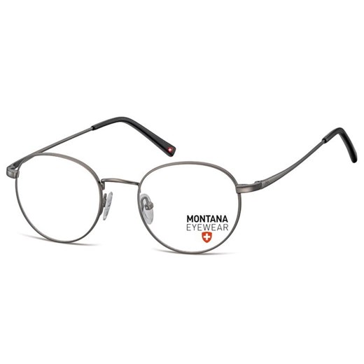 Jasnografitowe Lenonki okragle oprawki optyczne Montana MM609G ze sklepu Stylion w kategorii Okulary przeciwsłoneczne męskie - zdjęcie 185967436