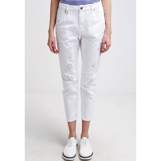 ONLY ONLTONNI Jeansy Relaxed fit white zalando  denim