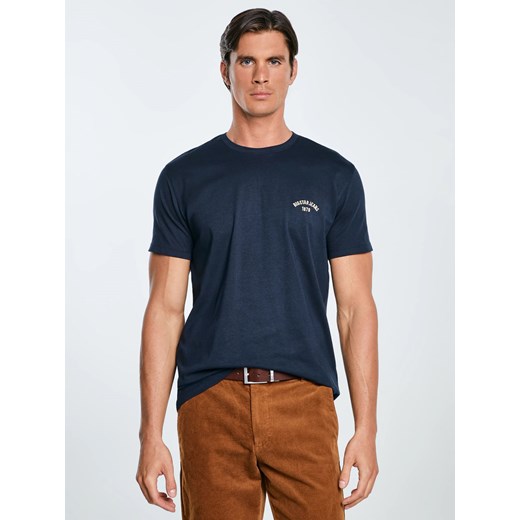 Koszulka męska bawełniana granatowa Vincer 403 ze sklepu Big Star w kategorii T-shirty męskie - zdjęcie 185967846
