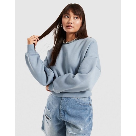 REEBOK BLUZA RICHARD CROPPED CREWNECK SWEATSHIRT ze sklepu JD Sports  w kategorii Bluzy damskie - zdjęcie 185973299