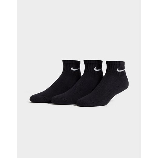 NIKE 3 PACK CUSHIONED QUARTER SOCKS ze sklepu JD Sports  w kategorii Skarpetki damskie - zdjęcie 185974057
