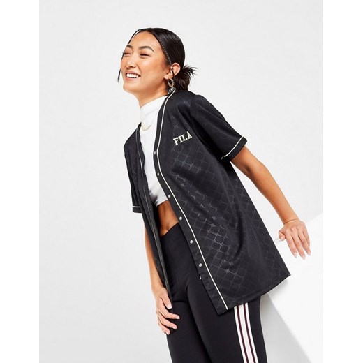 FILA T-SHIRT AOP BSEBLL T BLK/WHT ze sklepu JD Sports  w kategorii Koszule damskie - zdjęcie 185975048