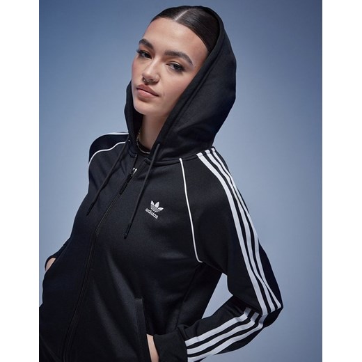 ADIDAS BLUZA ROZPINANA Z KAPTUREM SST FZ HOOD . ze sklepu JD Sports  w kategorii Bluzy damskie - zdjęcie 185975519