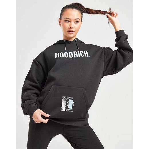 HOODRICH BLUZA Z KAPTUREM AZURE V2 HD BLK ze sklepu JD Sports  w kategorii Bluzy damskie - zdjęcie 185975986