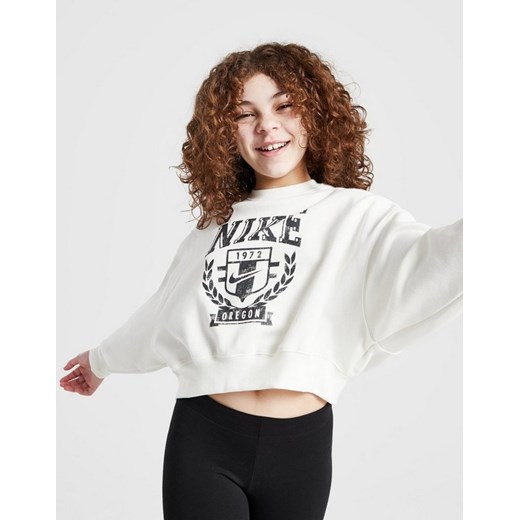NIKE BLUZA G NSW TREND FLC CRP CREW GIRL ze sklepu JD Sports  w kategorii Bluzy dziewczęce - zdjęcie 185976919