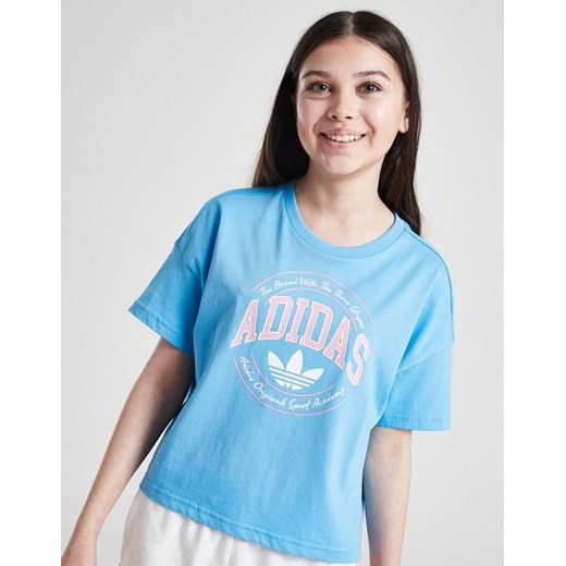 ADIDAS T-SHIRT VARSITY TEE BLU G ze sklepu JD Sports  w kategorii Bluzki dziewczęce - zdjęcie 185977028