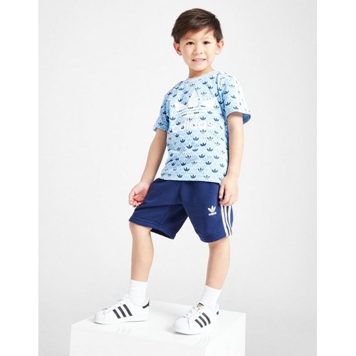 ADIDAS KOMPLET MONO AOP TEE BLU B ze sklepu JD Sports  w kategorii Komplety chłopięce - zdjęcie 185977038