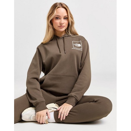 THE NORTH FACE BLUZA Z KAPTUREM $OUTLINE BRN/WH ze sklepu JD Sports  w kategorii Bluzy damskie - zdjęcie 185977696