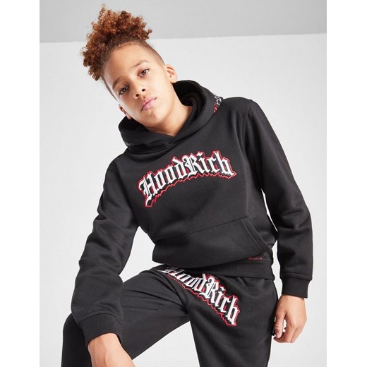 HOODRICH BLUZA Z KAPTUREM GOTHIC OH BLK/RD ze sklepu JD Sports  w kategorii Bluzy chłopięce - zdjęcie 185978045
