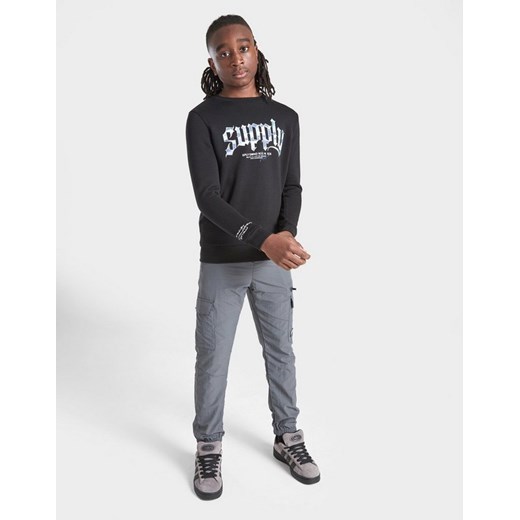 SUPPLY&amp;DEMAND BLUZA HYDRO CREW BLK ze sklepu JD Sports  w kategorii Bluzy chłopięce - zdjęcie 185978137