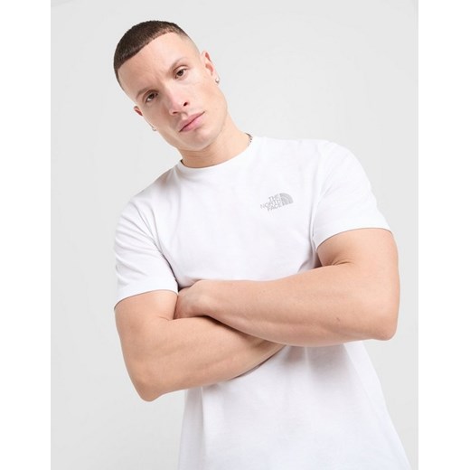 THE NORTH FACE T-SHIRT SIMP DOME T WHT/REF ze sklepu JD Sports  w kategorii T-shirty męskie - zdjęcie 185978468
