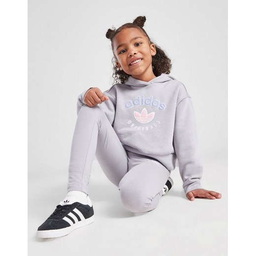 ADIDAS KOMPLET (G)VAR HD/LEG SUIT GRY G ze sklepu JD Sports  w kategorii Komplety dziewczęce - zdjęcie 185979259
