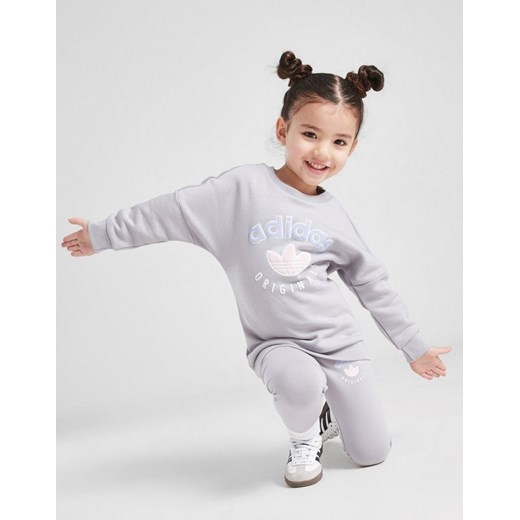 ADIDAS KOMPLET (G)VAR HD/LEG SUIT GRY G ze sklepu JD Sports  w kategorii Komplety dziewczęce - zdjęcie 185979269