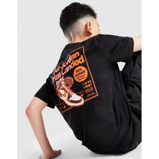 JORDAN T-SHIRT JDN LANDED TEE BLK B ze sklepu JD Sports  w kategorii T-shirty chłopięce - zdjęcie 185980978
