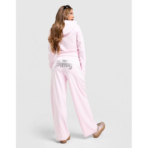 JUICY COUTURE SPODNIE ANGEL VLR DMNT WIDE PANT PNK ze sklepu JD Sports  w kategorii Spodnie damskie - zdjęcie 185982426