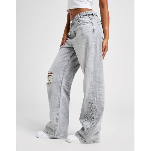 HOODRICH SPODNIE SPARK APPLIQ JEAN L&#039;GRY ze sklepu JD Sports  w kategorii Jeansy damskie - zdjęcie 185982625