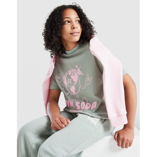 PINK&amp;SODA  T-SHIRT WORLD TEE ze sklepu JD Sports  w kategorii Bluzki dziewczęce - zdjęcie 185982826