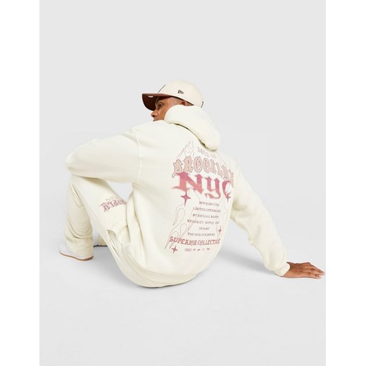 SUPPLY&amp;DEMAND BLUZA Z KAPTUREM MEGA HD GRY-VGY ze sklepu JD Sports  w kategorii Bluzy męskie - zdjęcie 185982887