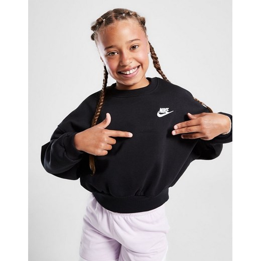 NIKE BLUZA G NSW CLUB FLC BXY CRW LBR GIRL ze sklepu JD Sports  w kategorii Bluzy dziewczęce - zdjęcie 185984089