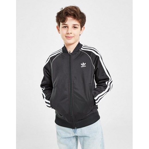 ADIDAS BLUZA ROZPINANA S&#039;STAR TTOP BLK/WHT B ze sklepu JD Sports  w kategorii Bluzy chłopięce - zdjęcie 185985326
