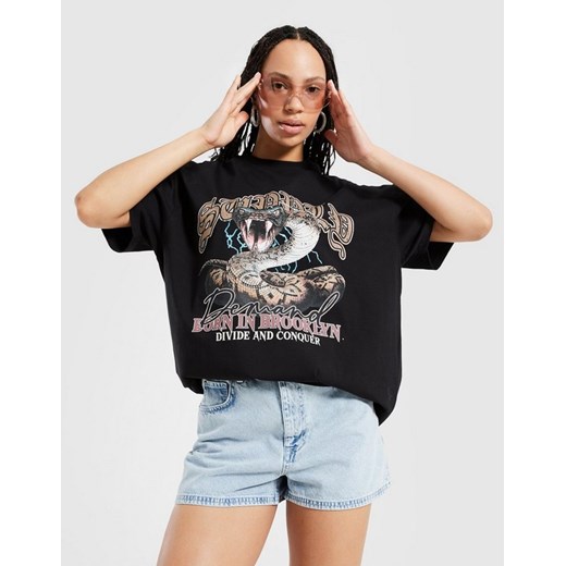 SUPPLY&amp;DEMAND T-SHIRT BORN TEE BLK ze sklepu JD Sports  w kategorii Bluzki damskie - zdjęcie 185986358
